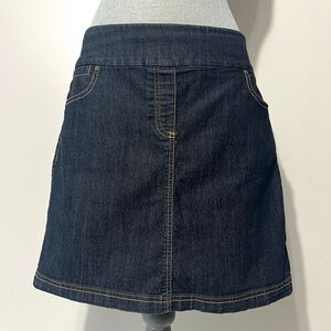 Reitmans Dark Denim Blue Jean Skort Women’s Size 9 Casual Y2K Denim Skort